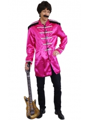 British Jacket Pink - Adult Mens 60s Costumes